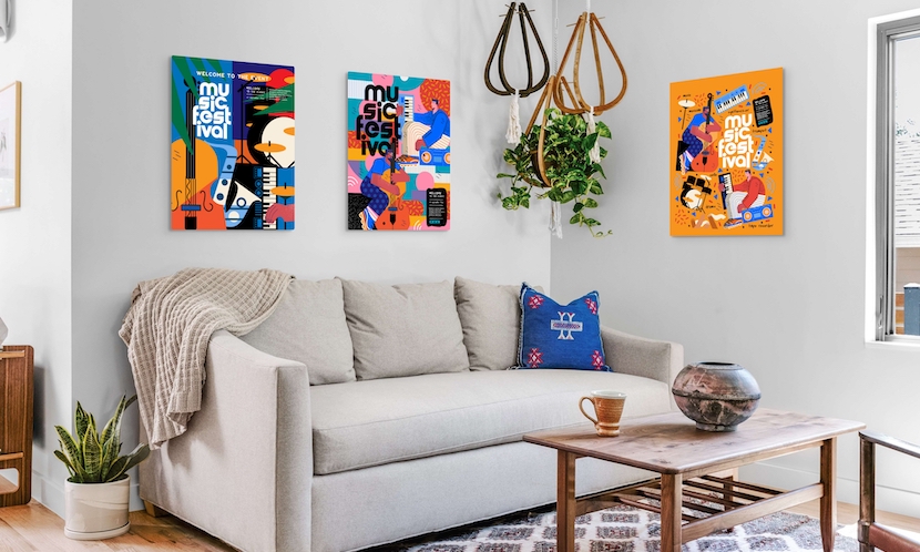 wall art music festival