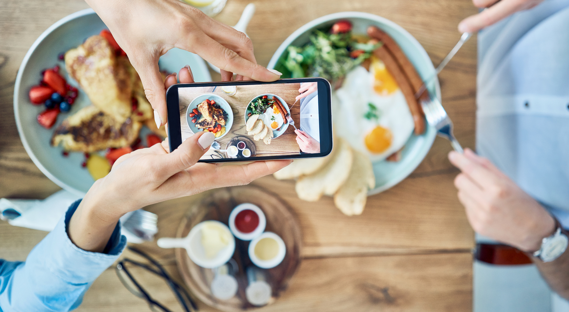 When did photographing food become a thing?